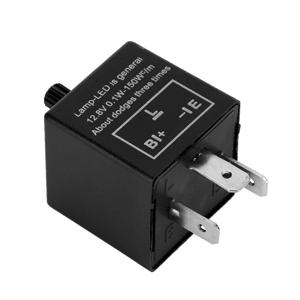 조정 가능한 LED 조명 점멸기 릴레이 고정, 방향 지시등, 12V, 3 핀
