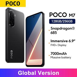 글로벌 버전 포코 M7 스냅드래곤 685 스마트폰 몰입형 6.9인치 144Hz FHD+ 디스플레이 7000mAh 배터리 33W 충전 NFC