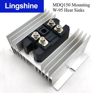 단상 정류기 브리지 모듈 MDQ150A 볼트 실리콘 단일 1상 다이오드 금속 케이스 브리지 정류기 100A Amp 1600V