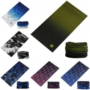 2025 뜨거운 판매 그라디언트 색상 여성을위한 원활한 Bandanas 남성 다용도 머리띠 사이클링 페이스 마스크 여성 남성 버프 튜브 터번