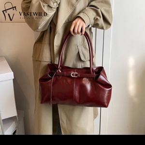 PU 가죽 호보 핸드백 Slouchy 숄더 백 레트로 탑 핸들 가방 여성용 대형 작업 가방 작업 쇼핑 여행