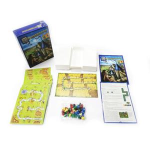 Carcassonne 보드 게임 가족 파티 타일 배치 전략 게임 2 5 명의 플레이어를위한 어린이 성인을위한 최고의 선물