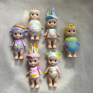 소니엔젤 미니 피규어 박스 없음 가방 없음 블라인드 박스 부활절 양 알 부화된 계란 부활절 소 부활절 토끼 SAS65335