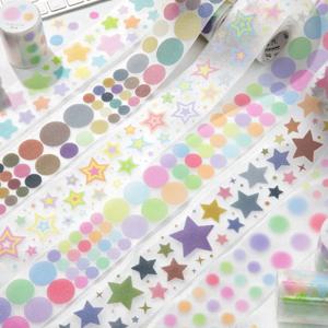1pcs/1lot 장식 접착 테이프 일일 스타 도트 장식 Scrapbooking DIY 종이 일본어 스티커