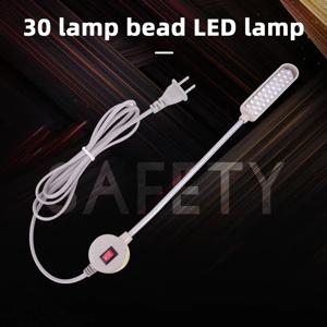 30 LED 산업용 강력 구즈넥 램프 유연한 360도 조절 가능 °   재봉틀 작업등 의류 기계 액세서리