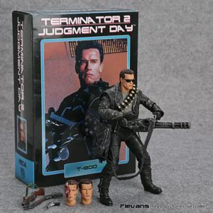 NECA 터미네이터 2: 심판의 날 T-800 아놀드 슈워제네거 PVC 액션 피규어 소장 모델 장난감 7
