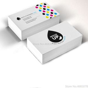 FreePrinting 100pc/200pc/500pc/1000pc/lot 종이 명함 300gsm 종이 카드 로고 인쇄 90x53mm