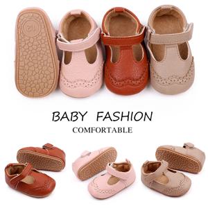 부드러운 PU 및 TPR 미끄럼 방지 중공 통기성 샌들, 용수철 및 가을 0-9-18 개월, 11cm, 12cm, 13cm, 2023, 새로운 패션