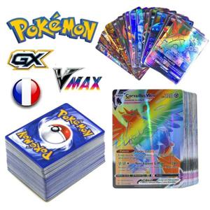 프랑스어 홀로그램 포켓몬 카드 스칼렛 바이올렛 새로운 Vmax EX Vstar GX V 편지 레인보우 Arceus Shiny Pikachu Charizard Kids Gifts