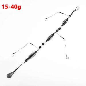 낚시 후크 인공 미끼 미끼 케이지 세트 낚시 피더 Baitholder Anzol Peche 메기 지그 잉어 낚시 태클 도구 15g-40g
