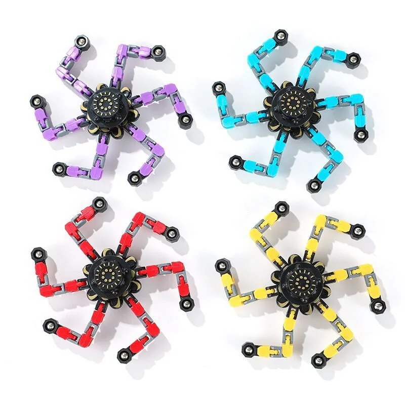 어린이 변형 Fidget Spinner 체인 장난감 어린이를위한 저항 핸드 스피너 환기 장난감 성인 선물