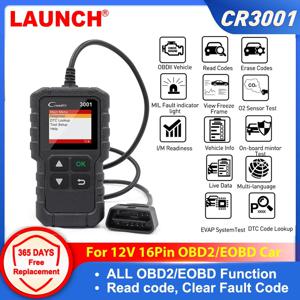 LAUNCH X431 CR3001 코드 리더 지원 OBDII / EOBD Creader 3001 OBD2 자동차 진단 도구 전문 OBD 2 스캐너 PK ELM327