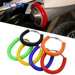 혼다 CR CRF 250 먼지 자전거 250cc 이상의 모토 크로스 범용 부품에 대한 오토바이 배기 보호대 커버 가드 열 실드