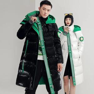남성 겨울 자켓 긴 따뜻한 두꺼운 후드 파카 코트 남자와 여자 아웃웨어 복장 클래식 방풍 방수 커플 의류