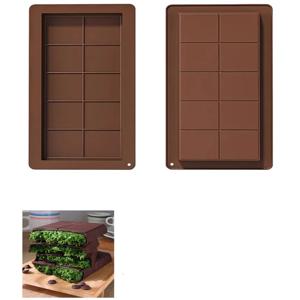 초콜릿 몰드 직사각형 실리콘 몰드, 식품 등급 실리콘 DIY 핸드 샌드위치, 수제 도구, 베이킹 용품, 사탕 만들기