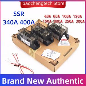 산업용 솔리드 스테이트 릴레이 DC-AC, DC 제어 AC 고전력 DA, SSR 60A 80A 100A 120A 150A 200A 250A 300A 340A 400A