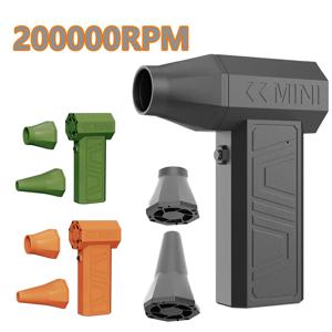 200000 RPM 폭력적인 팬 강력한 공기 송풍기 진공 먼지 청소기 Type-C 충전 강한 바람 52 메터/초 브러시리스 터보 제트 송풍기