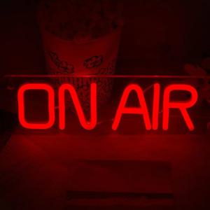 ON AIR 네온 사인, LED 네온 라이트 사인, 파티 벽 장식에 적합, USB Poweredo 침실 장식에 적합, Gfts