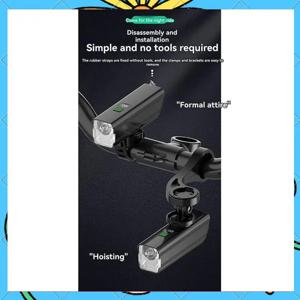 사이클링 조명 자전거 헤드라이트(높고 낮은 스위치 포함) 800 루멘 USB-C 자전거 타는 사람 및 통근자용 충전-[A51I]