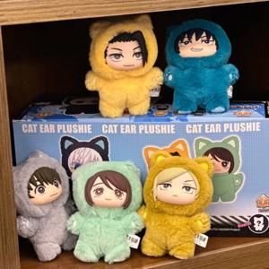 재고 있음 정품 Eaki Jujutsu Kaisen Second Edition 고양이 공원 파티 시리즈 블라인드 박스 Gojo Satoru 봉제 인형 가방 펜던트 선물