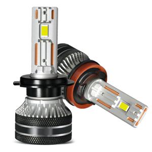 K5C H7 LED 60000LM 140W H7 캔버스 LED 전구 4300K LED H4 H11 HB3 9005 HB4 9006 K6C LED 이중 구리 튜브 안개등 12V 2개
