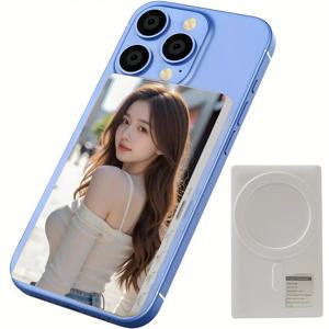 자석 휴대폰 브이로그 셀프 타이머 모니터 화면, 라이브 스트리밍 콘텐츠 제작용 후면 카메라 모니터 사용 셀프 타이머