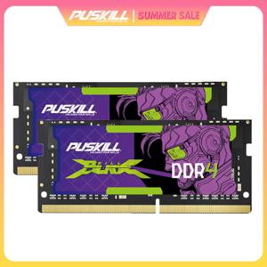 PUSKILL 게이머 메모리아 Ram DDR4 노트북 2x16GB 2x8GB 32GB 3200MHz 2666MHz 1.2V 260핀 Sodimm 노트북 메모리