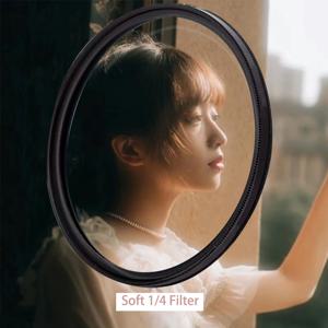 소프트 화이트 디퓨전 1/4 필터 미스트 드리미 시네마틱 이펙트 필터 울트라 슬림 49mm 52mm 55 58 62 67 72 77mm 82mm 소프트 필터
