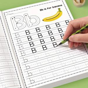 26 알파벳 대문자 및 소문자 연습 영어 색칠하기 책 펜 제어 훈련 필기 연습 도서