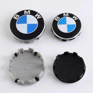 BMW E36 E46 E53 E90 E91 E60 E61 E93 E87 E84 X1 X3 X5 E70 E71 X6 M3 F30 F20 F10 F11 G30용 4개 세트 56mm 68mm 자동차 휠 센터 커버