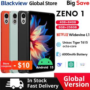 새로운 블랙뷰 제노 1 태블릿 8인치 디스플레이 4G LTE 안드로이드 15 와이드바인 L1 옥타코어 64GB 256GB 6000mAh 도케 AI 소형 패드 PC