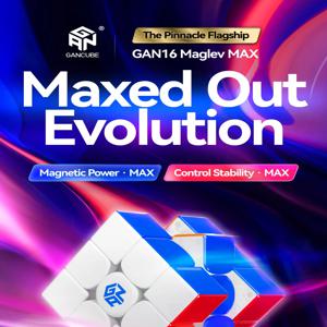 2025 새로운 GAN16 Maglev Max UV 3x3 마그네틱 매직 스피드 큐브 Gan 16 UV 전문 Fidget Toys Cubo Magico