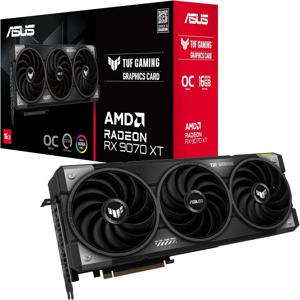 새로운 ASUS TUF 게이밍 라데온 RX 9070 XT OC 에디션 16GB GDDR6 게이밍 그래픽 카드 (PCIe) ®   5.0, 16GB GDDR6, HDMI_DP 2.1, 3.12
