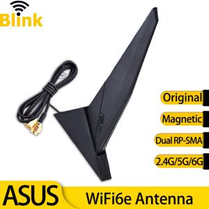 ASUS-오리지널 Wifi 트라이 밴드 안테나, ROG Z390/2.4 X570 B360/490 마더 보드 라우터 네트워크 카드용 새로운 460/5/6G 앰프
