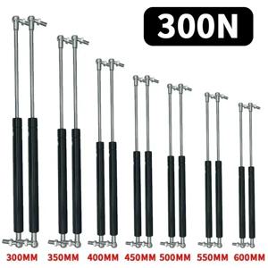 2pcs 가스 스프링 300N 300/350/400/450/500/600mm 충격 흡수 장치 유압 리프트 지원 스트럿 바 버스 RV 침대 자동차 가구