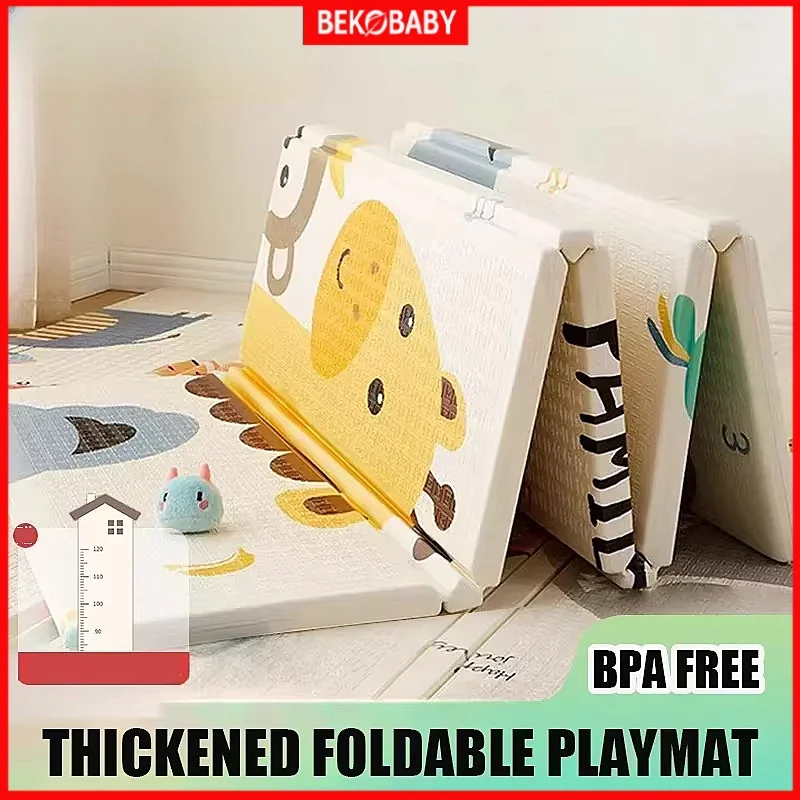 아기 놀이 매트 두꺼운 아기 거실 홈 크롤링 매트 접이식 무독성 및 무취 접합 어린이 Playmat