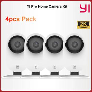 2K 보안 카메라 키트 1/2/4개 YI Pro, 스마트 감지 기능이 있는 실내 카메라, 아기 애완동물 모니터링을 위한 전화 앱