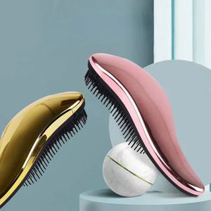 아기 어린이 귀여운 마술 Detangling 빗 정전기 방지 마사지 헤어 브러시 에어 쿠션 헤어 브러시 살롱 이발사 헤어 스타일링 도구