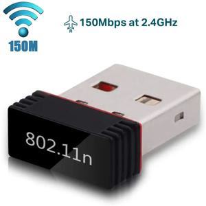미니 USB WiFi 어댑터 150M 무선 네트워크 카드 RTL8188 MT7601 USB2.0 WiFi 이더넷 수신기 동글 PC 컴퓨터 액세서리