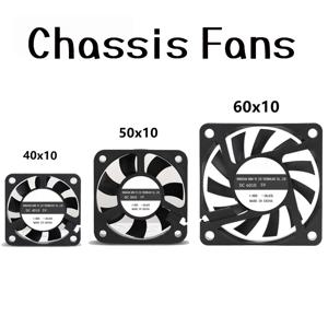 40x40x10mm 50x50x10mm 60x60x10mm 5V 2핀 PC 컴퓨터 CPU 시스템 방열판 브러시리스 냉각 팬 자동 섀시 라디에이터 팬