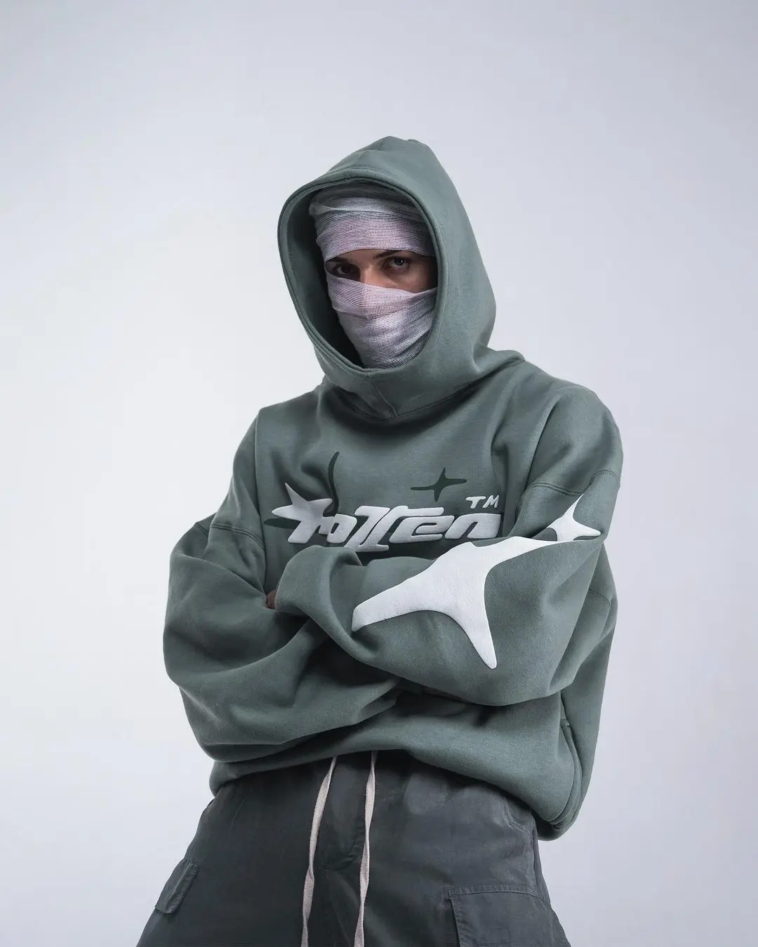 레트로 고딕 남성 까마귀 뉴 아메리칸 하이 스트리트 TrendY2k 하라주쿠 남성 루즈하고 캐주얼 스웨트 악마 슬레이어