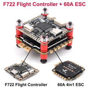 F405 F405HD / F7 F722 비행 컨트롤러/F4 V3S Plus FC + 60A 4in1 BLheli_S ESC 스택 30.5*30.5mm RC FPV 레이서 드론용