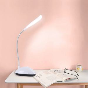 1Pc LED 접이식 테이블 램프 독서 등 AAA 배터리 구동 눈 보호 야간 램프 침실 머리맡 연구 조명 책상 조명