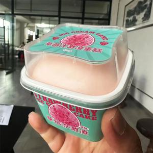 Kawaii 천천히 떠오르는 퀴시 실리콘 장난감, 스트레스 방지 압착 장난감, 감압 핀칭 케이크 장난감, 어린이 선물
