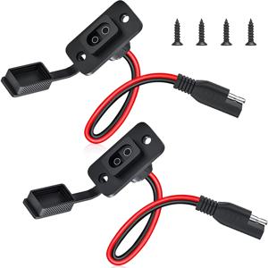 SAE 퀵 커넥터 하네스 SAE 어댑터 수 플러그-암 소켓 케이블 1FT 12AWG SAE 연장 코드