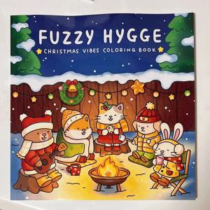 성인 청소년을 위한 귀여운 강아지 색칠하기 책 - Hygge 만화 미술 치료 휴식 선물 |