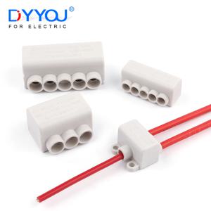 고전력 1 다중 출력 케이블 접합 60A/400V 1-6mm2 와이어 커넥터 나사 배선 터미널 블록 80A/1000V 2.5-16mm2