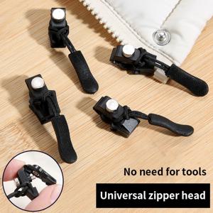 Mintiml3/6/12PCS 범용 인스턴트 지퍼 수리 교체 키트 내구성 수정 지퍼 슬라이딩 치아 구조 나사 지퍼 헤드 RU