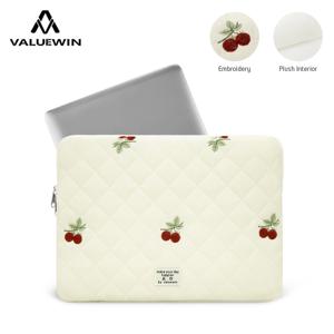 귀여운 노트북 케이스 13 14 15 16 인치 Macbook Air/Pro 노트북 슬리브 소프트 파우치 Xiaomi, Lenovo 소녀 노트북 가방 컴퓨터 가방