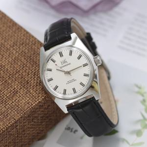 상하이 시계 멸균 다이얼 바우하우스 디자인 36mm 남성용 기계식 손목시계 드롭 배송업체 7120